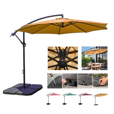 9' Modern Cantilever Shade Umbrella