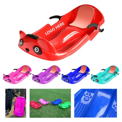 Lawn Sledding