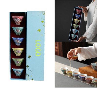 Chinese Ceramic Enamel Tea Cup