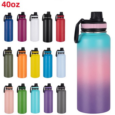 40 oz Stainless Steel Tumbler Space Kettle Water Bottle