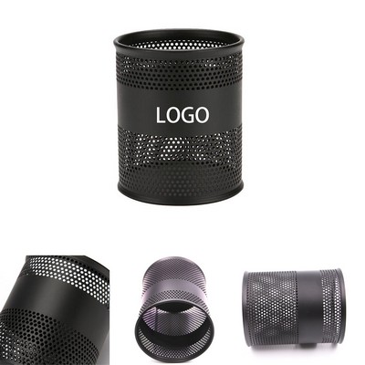 Round Black Pen Holder