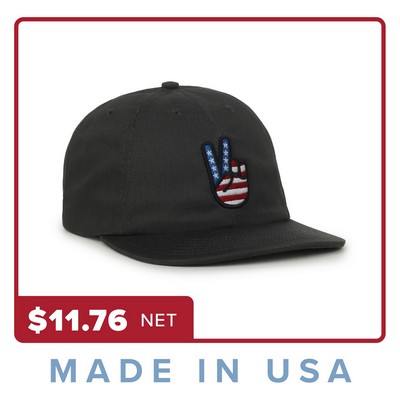 American Made Solid Back Dad Cap