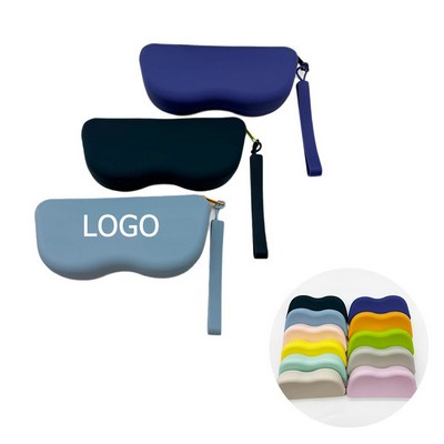 Multifunctional Portable Silicone Sunglasses Case With Zipper