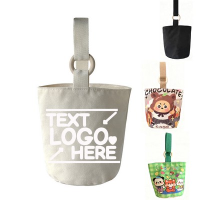 New Style Full Colour Canvas Bucket Bag