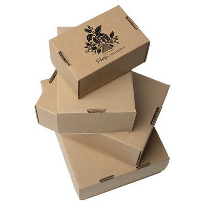 One Color Natural Display Mailer Box w/Outside Imprint (12" x 9" x 4")