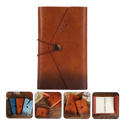 PU Leather Vintage Traveling Notepad