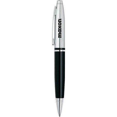 Cross Calais Ballpoint Pen - Chrome & Black Lacquer