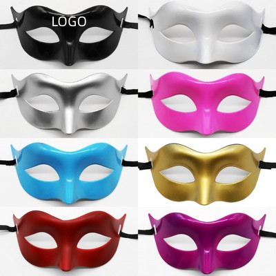 Custom Unisex Half-Face Plastic Masquerade Mask