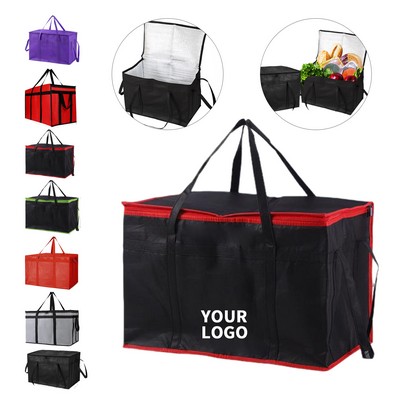 Insulated Grocery Tote Bag Twenty Two Point Eight Inches Length Thirteen Point Eight Inches Width Fi
