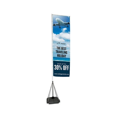 Giant Flag Pole Package (4.67' x 18.67')