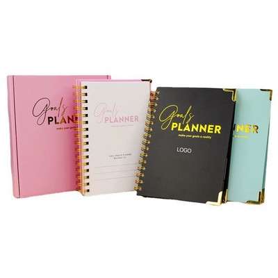 2026 Dated Planner Notebook Coil Bound English Version Weekly Schedule Goal Planning Book