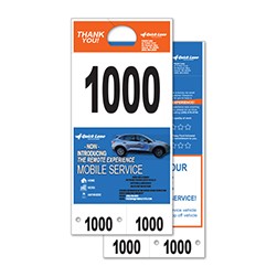 Standard Wide Hole Style Adver-Tag™ Dispatch Number