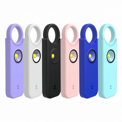 Safe Alarm Protection Keychain with Strobe Light