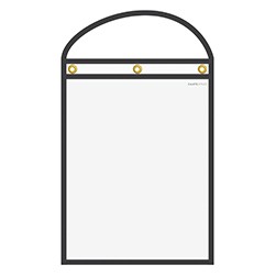 Black Neon-Stitched Work Ticket Holder