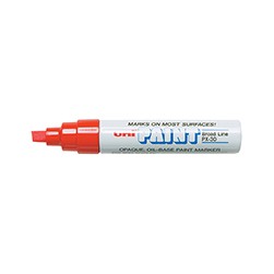 Red Uni Paint Windshield Marker