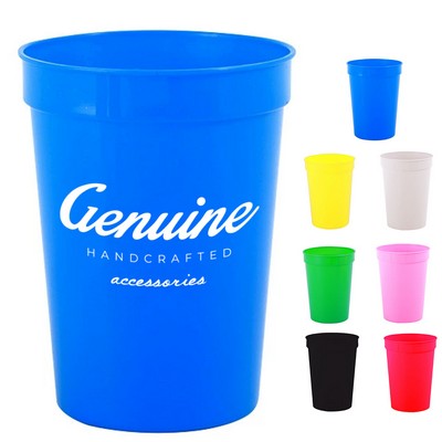 12 oz Plastic Stadium Cup