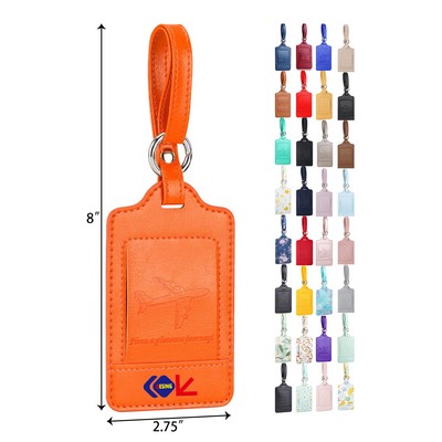 PU Leather Luggage Tags