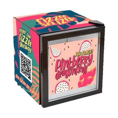 50L Mini Refrigerator with Glass Door