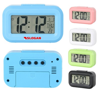 Digital Multifunction ABS Alarm Clock W/ Calendar And Backlight
