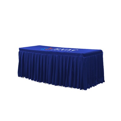 Custom Table Skirts With Top 6'