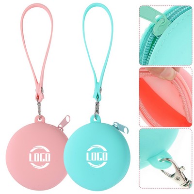 Round Silicone Coin Pouch