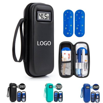 Insulin Cooler Travel Case with Temperature Display