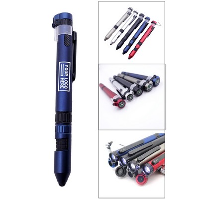 6-In-1 Multi-Function Pen With Compass And Laser Pointer