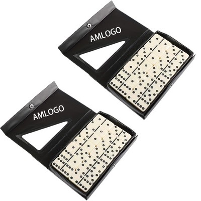 Portable 28-Piece Domino Set On-the-Go Fun