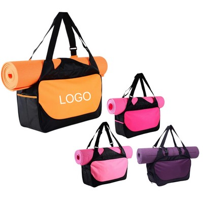 Custom Portable Polyester Large Yoga Travel Bag