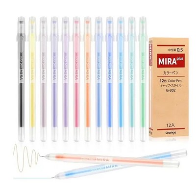 0.5mm Gel Ink Pen Set with Soft Grip