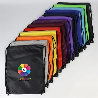14" x 18" 210D Polyester Drawstring Bag