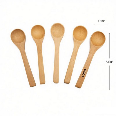 Small Durable Eco-Friendly Bamboo Teaspoon