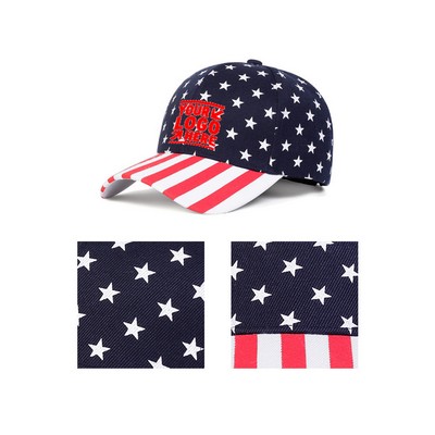 American Flag Stars Baseball Cap