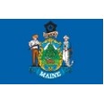 3'x5' Maine State Nylon Outdoor Flag - Style C