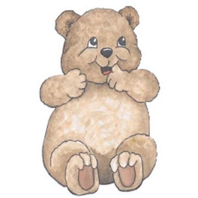 Bear Cub Maxi Magnet (6 Square Inch)