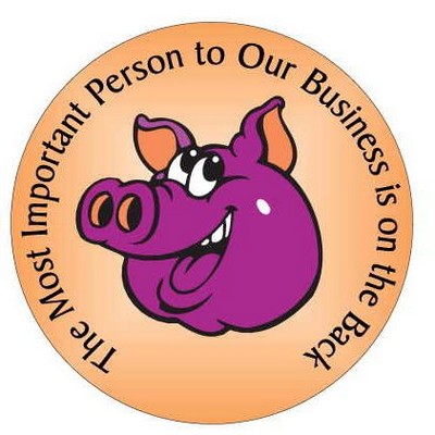 Pig Photo Hand Mirror (2½" Diameter)