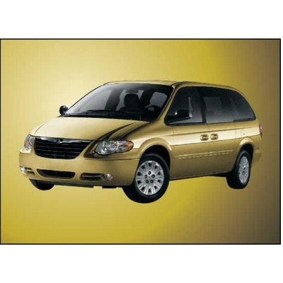 Mini Van Rectangle Badge w/ Bar Pin (2 1/2"x3 1/2")