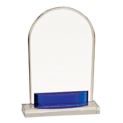 Blue Arch Crystal Stand Up - Medium