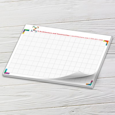 Full-Color Notepads - 50 Sheets (17" x 11")