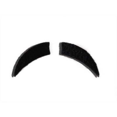 2 Piece Faux Mustache w/Down-Turned Ends
