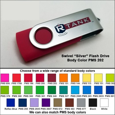 Swivel Flash Drive - 64 GB Memory - Body PMS 202