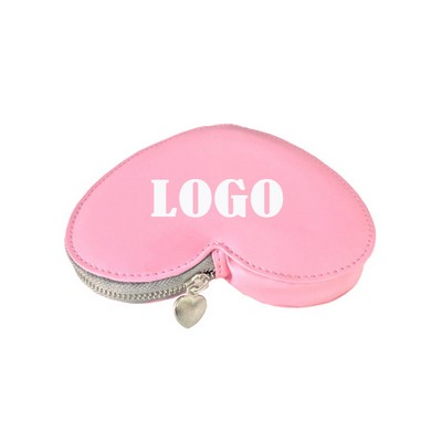 Heart Shaped PU Leather Coin Purse