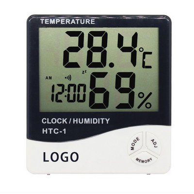 Indoor Thermometer Clock