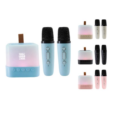 Portable Karaoke Microphone Wireless Speaker