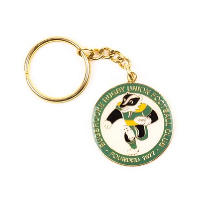 Brass Imitation Cloisonn? Key Chain (Simports)