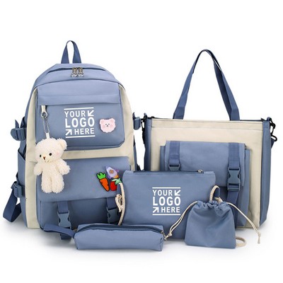 5" 1 Laptop Backpack Bag Set