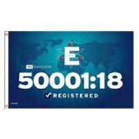 ISO 50001:18 Registered Flag (5'x8')