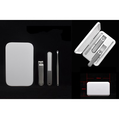3" 1 Stainless Steel Professional Pedicure Kit Nail Scissors Grooming Kit With White Box