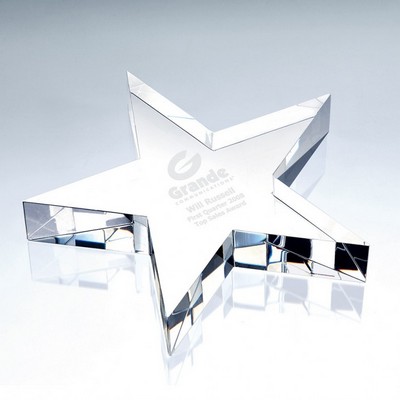 Flat Star Paperweight- Small
