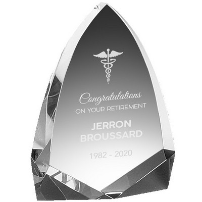 Aurelian Arch Crystal Award, 6 3/4"H